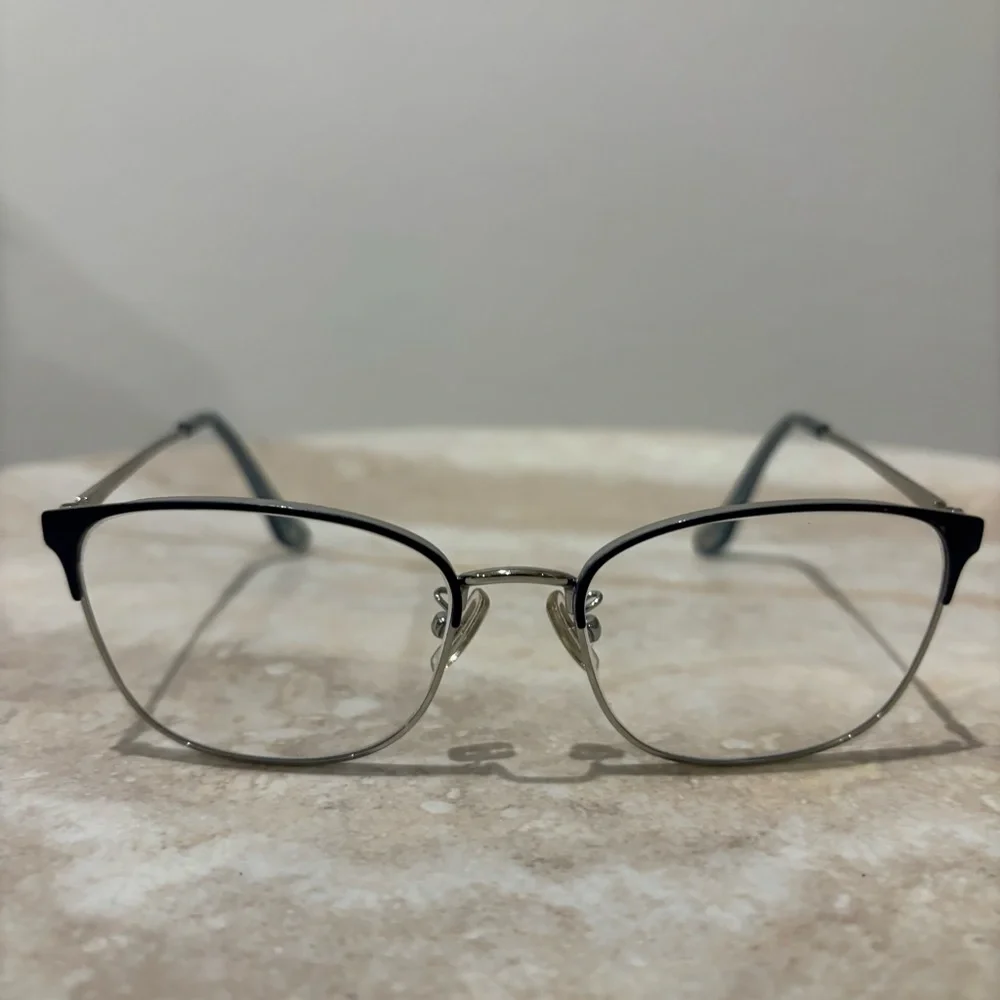 Coach HC5135 metal rounded squared half rimmed women’s eyeglasses - Picture 2 of 10